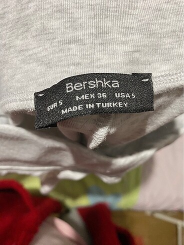 Bershka Gri bol paça tayt