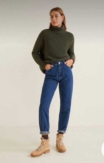 Mango 36 beden Mom Jeans