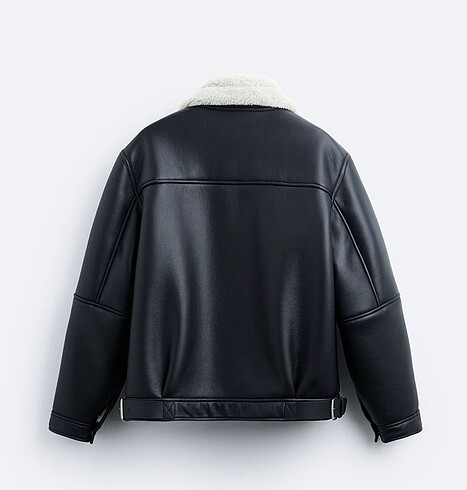 Zara Kürklü Deri Ceket - Görsel 3