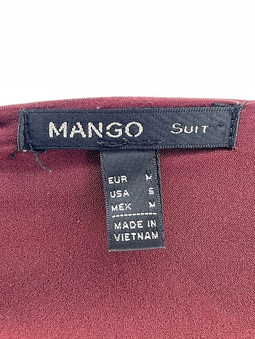 m Beden bordo Renk Mango Kısa Elbise %70 İndirimli.