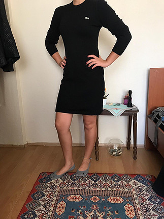 38 Beden siyah Renk Kazak elbise