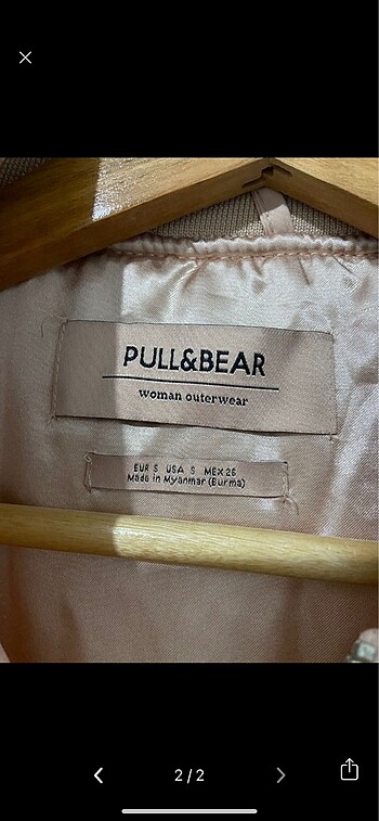 Pull and Bear pull bear bomber ceket