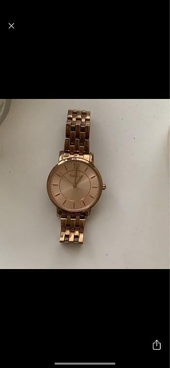 rose gold saat