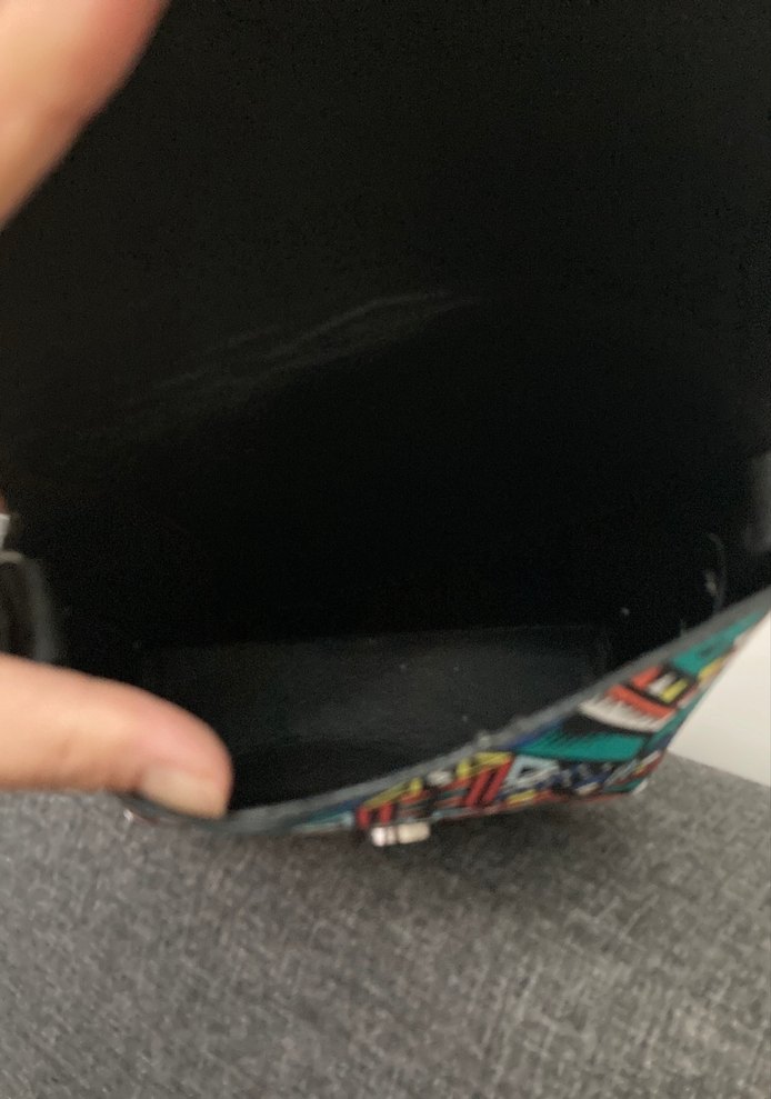 Renkli Desenli Tokalı Bohem Kadın Çantası - Görsel 2