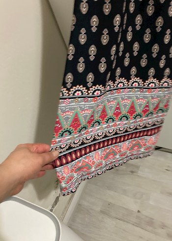 Desenli uzun tulum - Görsel 2