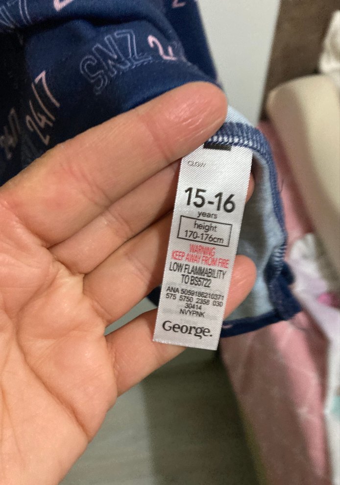 Lacivert Desenli elbise - Görsel 2