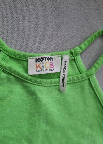 9 Yaş Beden Koton kız çocuk crop