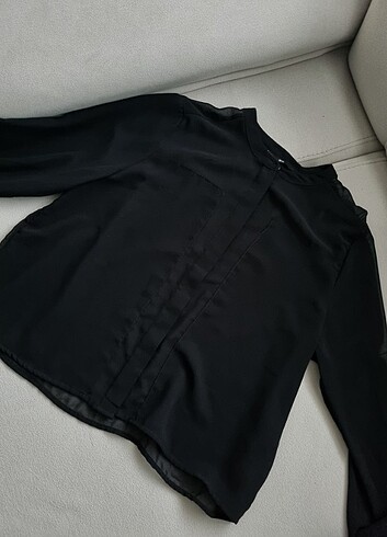 H&m tül gömlek 