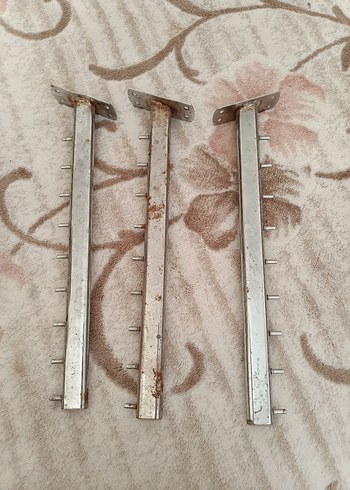 Gri Metal Askı Aparatı 3 adet - Görsel 5