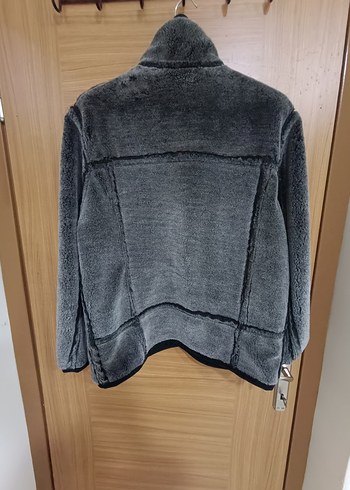 Erkek Siyah Fermuarlı Yüksek Yakalı mont - Görsel 3