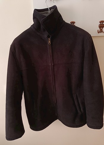 Erkek Siyah Fermuarlı Yüksek Yakalı mont - Görsel 2