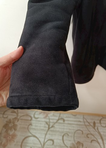 Erkek Siyah Fermuarlı Yüksek Yakalı mont - Görsel 7