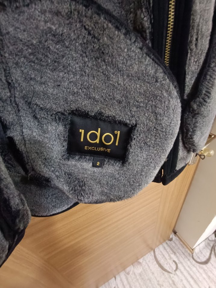 Erkek Siyah Fermuarlı Yüksek Yakalı mont - Görsel 5