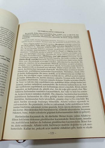 Mektubat Tercemesi Dini Kitap - Görsel 3
