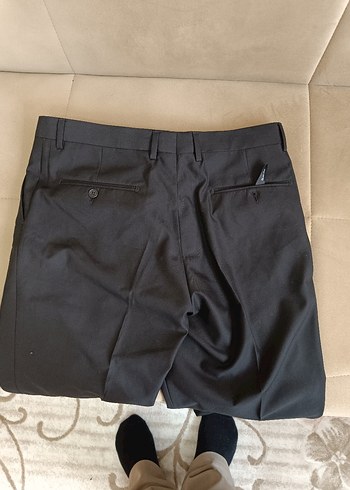 imza marka Siyah Erkek kumaş Pantolonu - Görsel 5