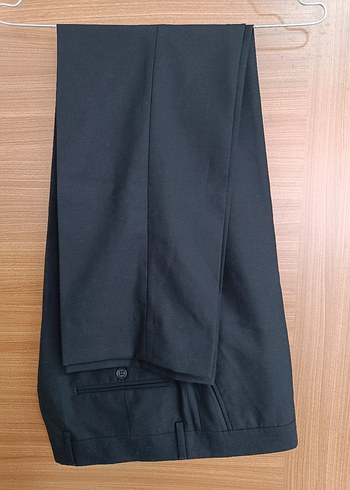 imza marka Siyah Erkek kumaş Pantolonu - Görsel 4