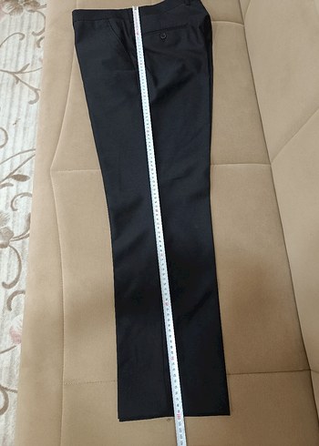 imza marka Siyah Erkek kumaş Pantolonu - Görsel 7