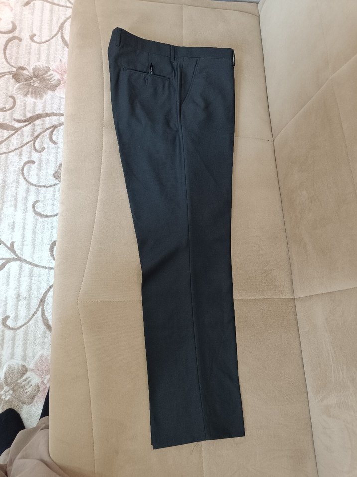 imza marka Siyah Erkek kumaş Pantolonu - Görsel 2