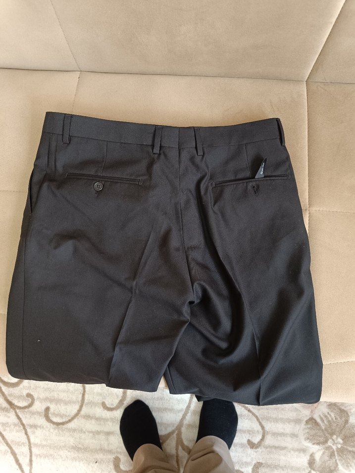 imza marka Siyah Erkek kumaş Pantolonu - Görsel 5