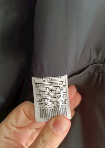 Düğmeli Siyah Erkek Takım Elbise Ceketi - Görsel 4