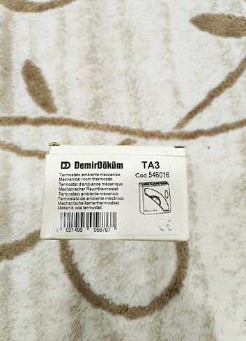 Demirdöküm marka TA3 kablolu oda termostat - Görsel 3