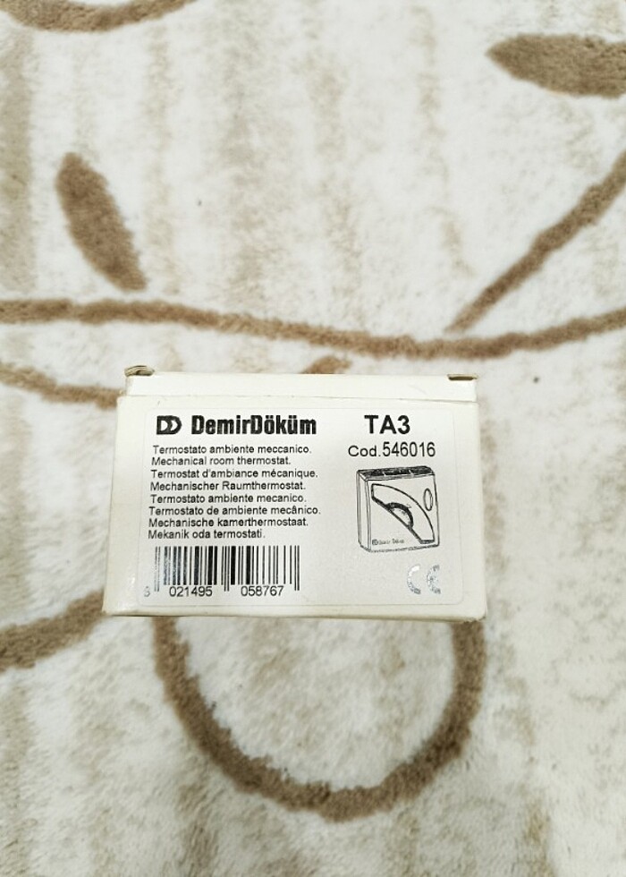 Demirdöküm marka TA3 kablolu oda termostat - Görsel 3