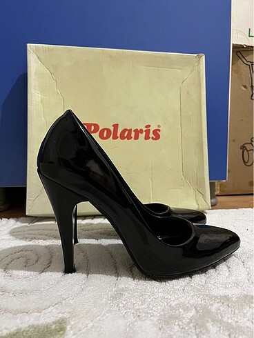 Siyah rugan stiletto
