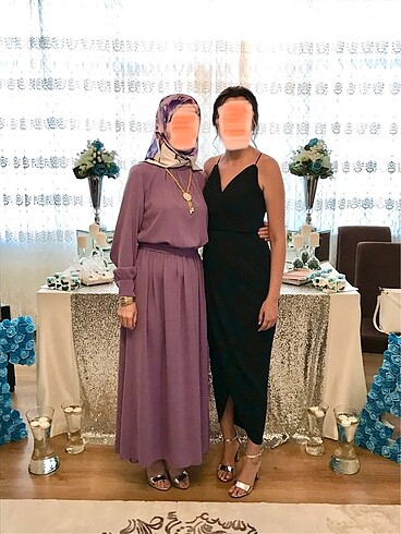 m Beden Uzun elbise