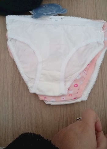 Pastel Pembe Kız Çocuk Külot Seti 4 adet var - Görsel 3