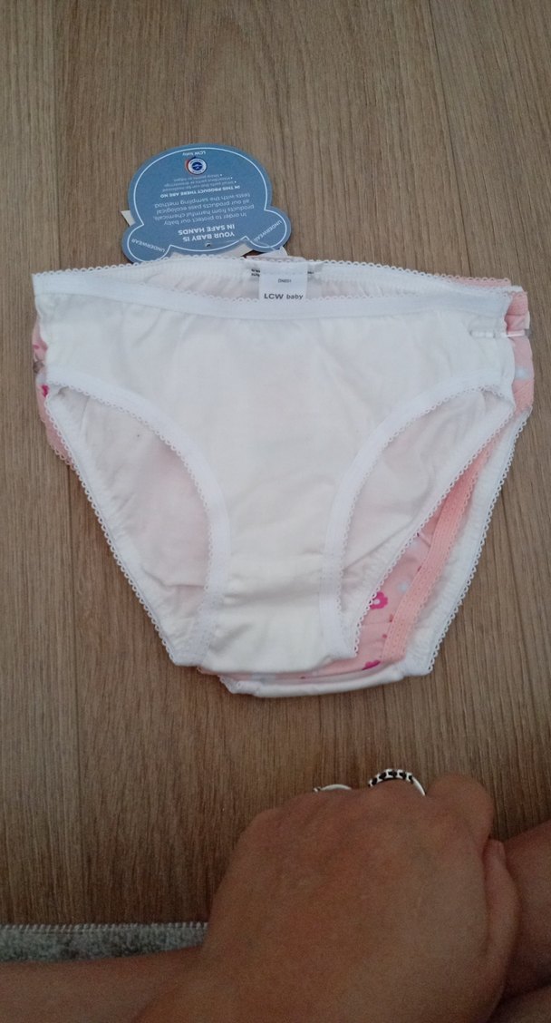 Pastel Pembe Kız Çocuk Külot Seti 4 adet var - Görsel 4