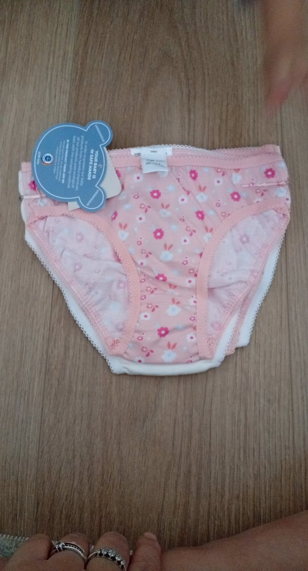 Pastel Pembe Kız Çocuk Külot Seti 4 adet var - Görsel 2