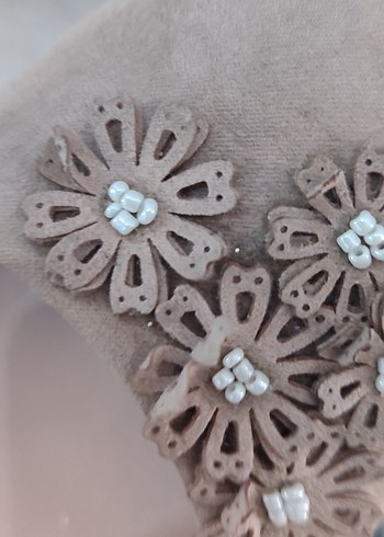 Bej Süet Kadın Babet - Görsel 3