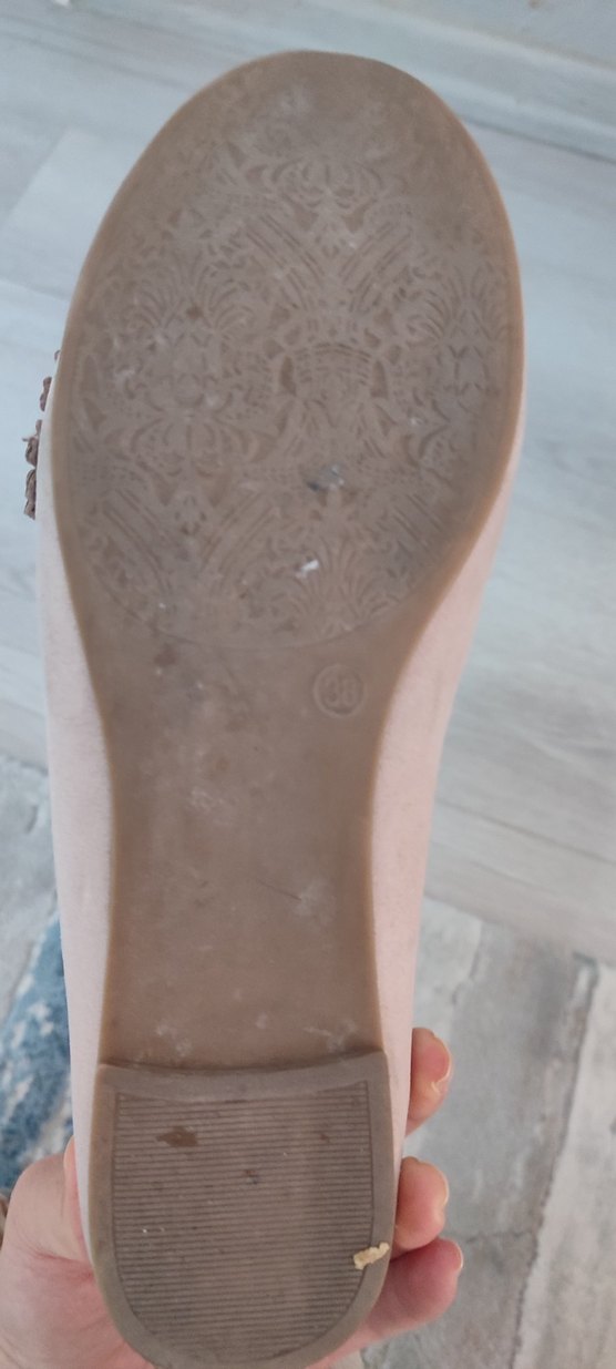 Bej Süet Kadın Babet - Görsel 4