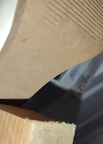 Kadın bej Blok Topuklu Stiletto - Görsel 3