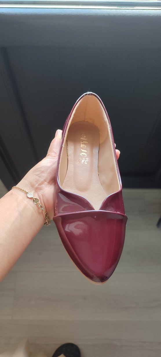 Bordo Rugan babet Kadın Ayakkabı - Görsel 2