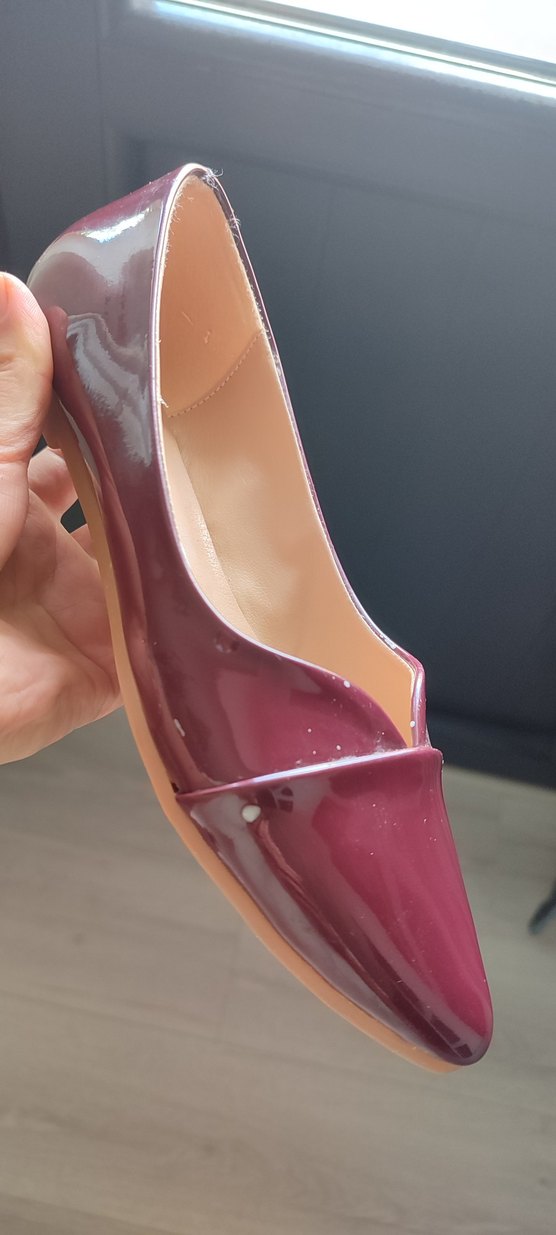 Bordo Rugan babet Kadın Ayakkabı - Görsel 3