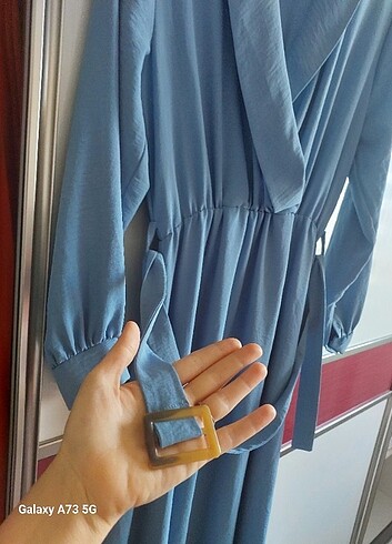 l Beden mavi Renk Günlük spor elbise 