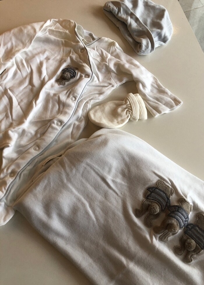 Chakra yenidoğan zıbın takımı - Görsel 3