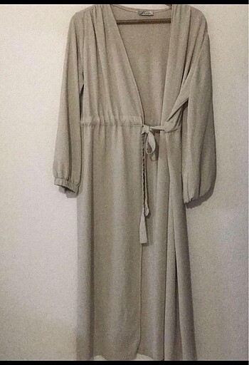 bej rengi Ayrobin kumaş tunik