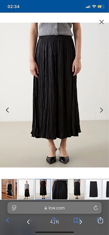 40 Beden siyah Renk LCW modest etek