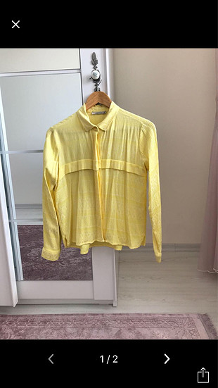 Batik Sarı gömlek
