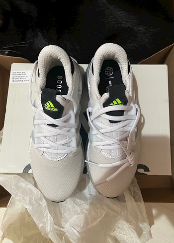 Adidas x Plrboost J Unisex Spor Ayakkabı Gri - Görsel 4