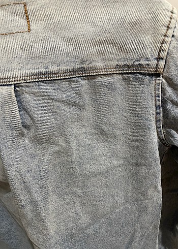 ZARA Yırtık Detaylı Kot Ceket - Görsel 6