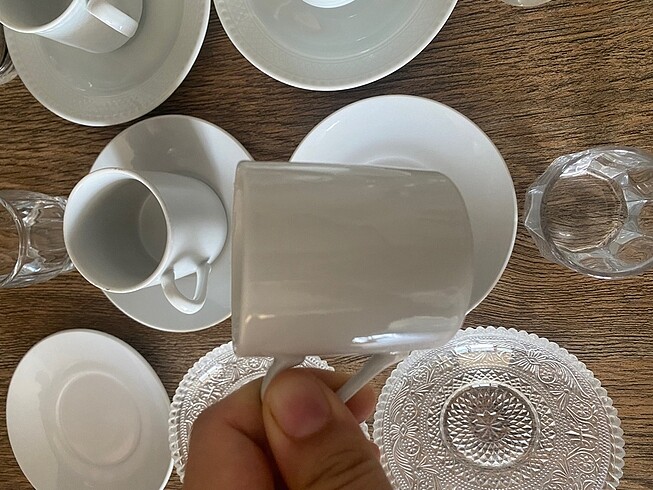  Beden beyaz Renk Fincan takımı