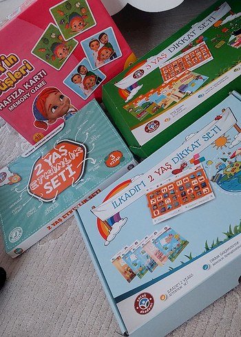 2 Yaş Dikkat ve Hafıza Kartı Oyunları Seti - Görsel 2