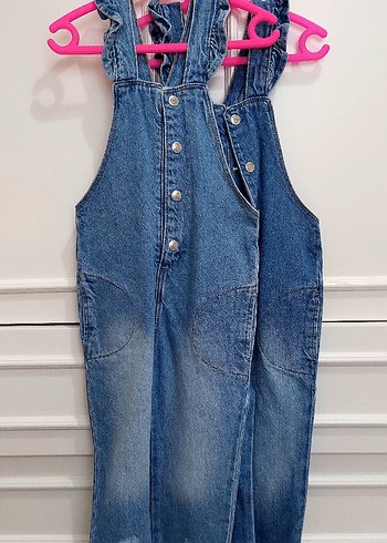 Kız Çocuk Mavi Kot Slopet - Görsel 2