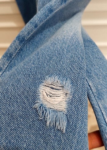 Kız Çocuk Mavi Kot Slopet - Görsel 8