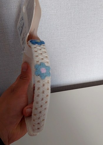 Boncuklu Nakışlı Bohem Çocuk Saç Bandı - Görsel 2