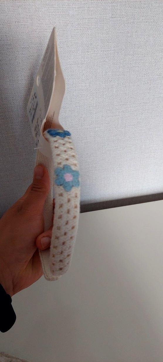 Boncuklu Nakışlı Bohem Çocuk Saç Bandı - Görsel 2