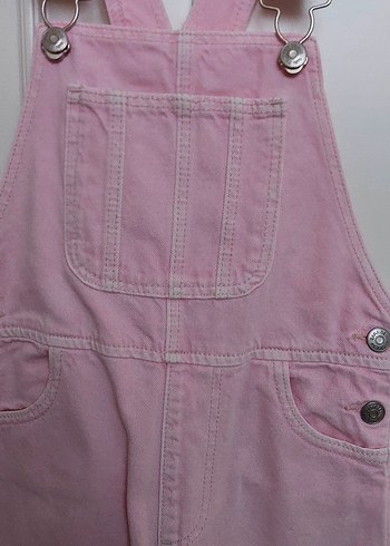 Dantel Detaylı Pembe Kız Tulum - Görsel 4